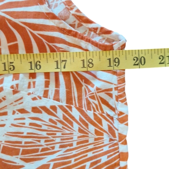 Panama Jack Sleeveless Tie Blouse - Picture 5 of 6